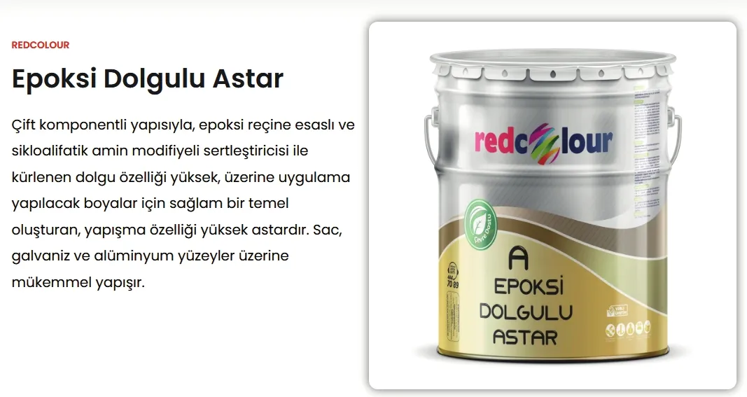  Epoksi Dolgulu Astar